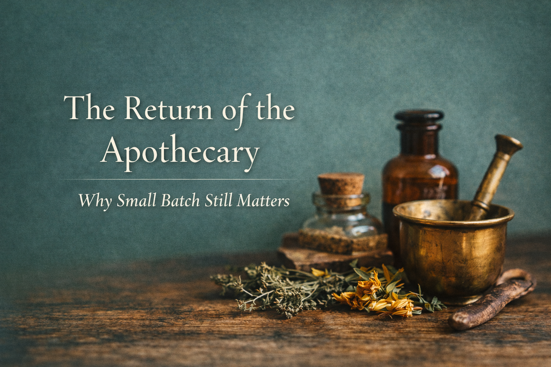 The Return of the Apothecary: Why Small Batch Still Matters