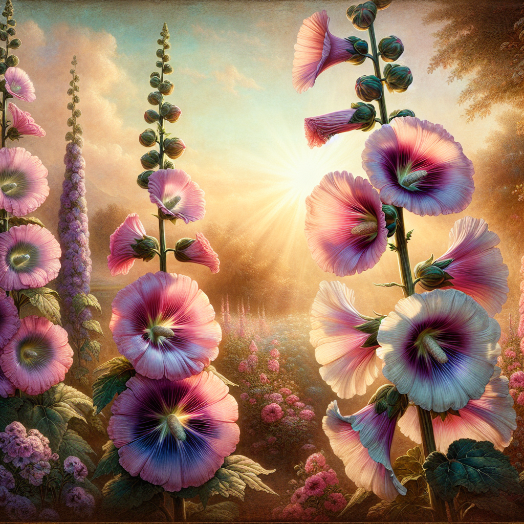 Hollyhock Flower Essence image 2