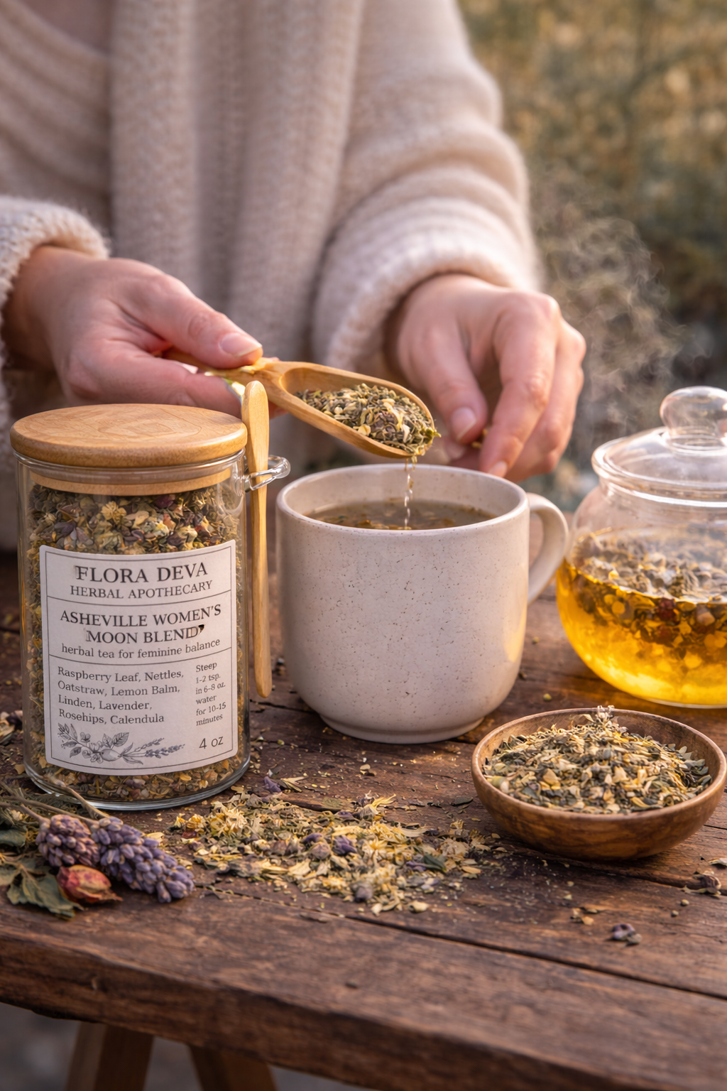 Asheville Women’s Moon Tea — Herbal Tea Blend